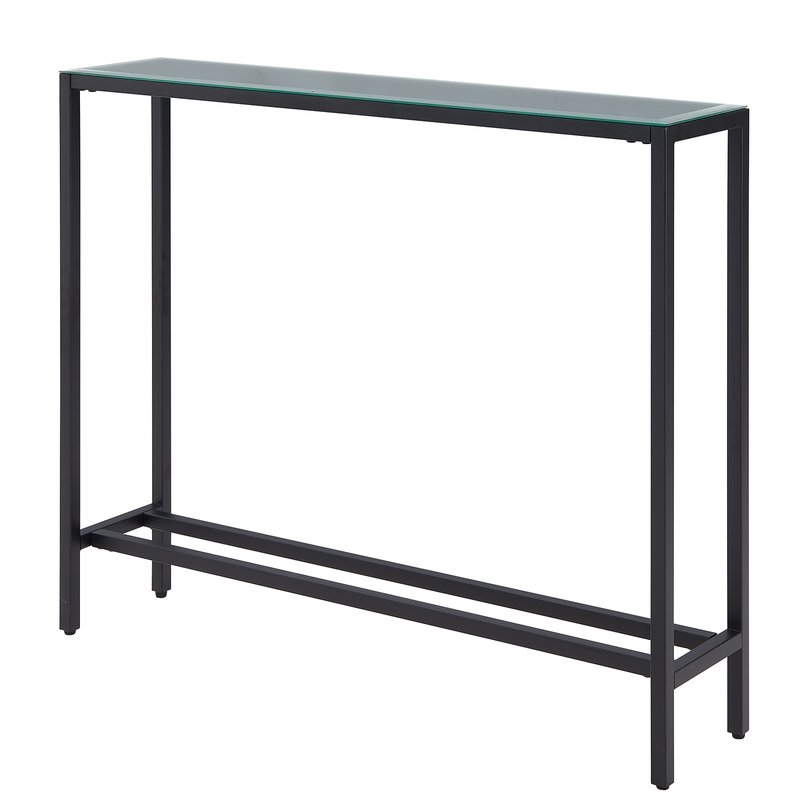 Coppock Narrow Console Table-black 30"x36x8" - Image 0