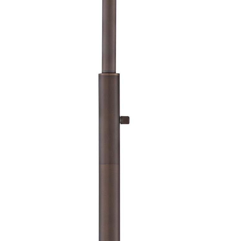 Franklin Iron Averill 61" Industrial Bronze Seeded Glass Floor Lamp - Image 3