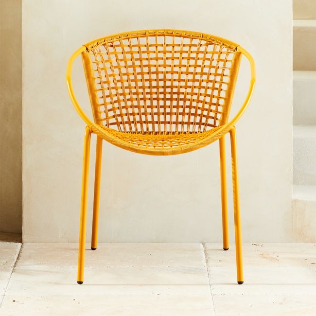 Sophia Mustard Dining Chair - Image 1