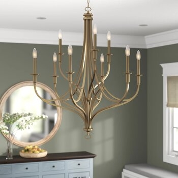 Sima 9 - Light Candle Style Empire Chandelier - Image 1