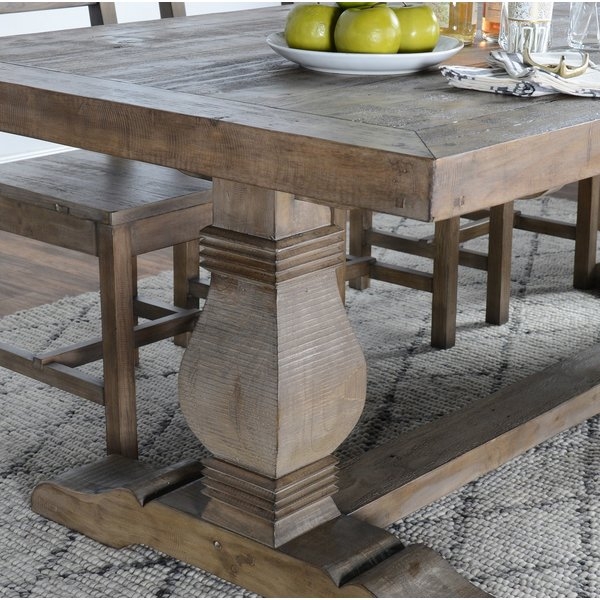 Gertrude Solid Wood Dining Table - Image 4