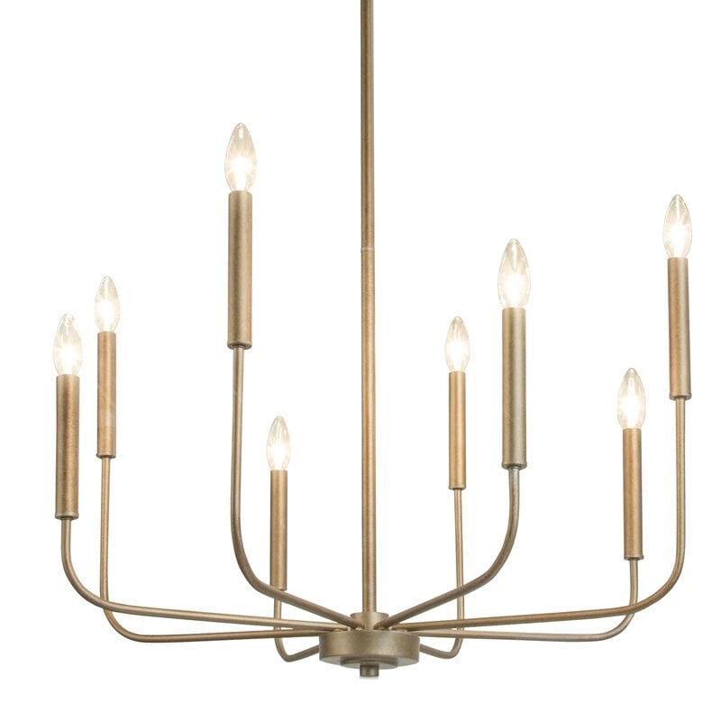 Lafferty 8 - Light Candle Style Classic / Traditional Chandelier - Image 1