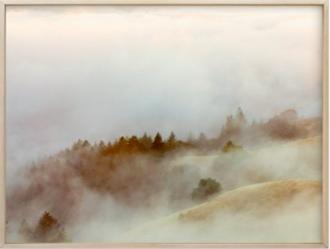 Summer Fog, 40x30 matte brass frame - Image 0