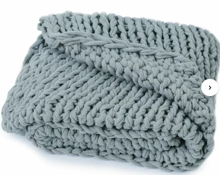 Brister Chunky Knit Cable throw - Image 0