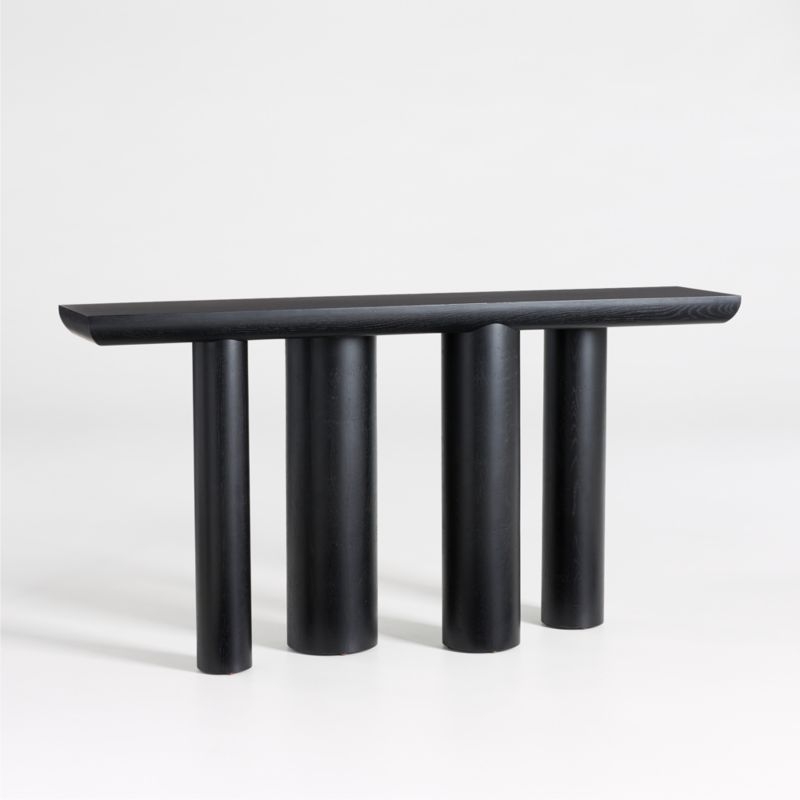 Bomen Black Oak Console Table - Image 1