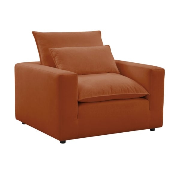 Cali Rust Arm Chair - Image 0
