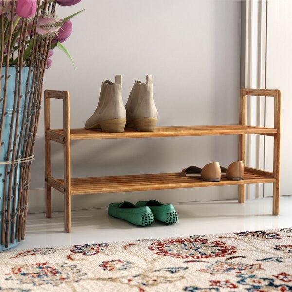 2 Tier 8 Pair Shoe Rack - Image 2