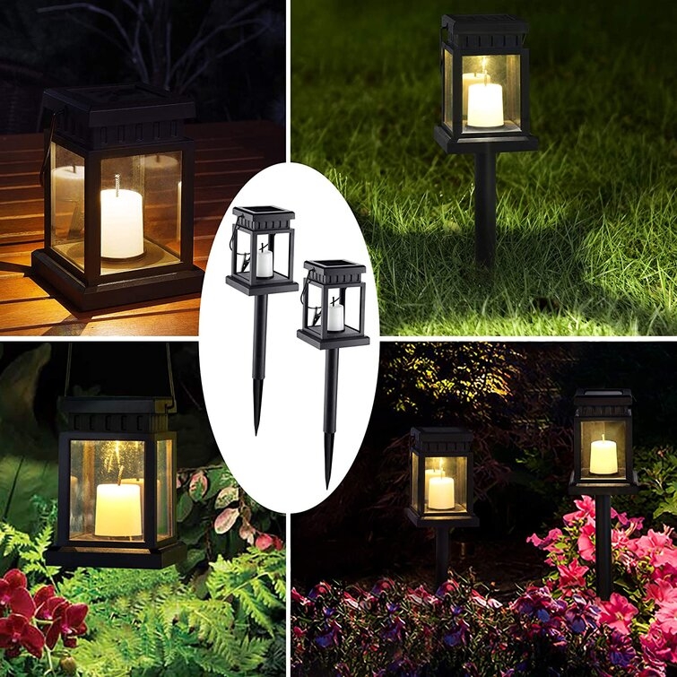 Black Low Voltage Solar Powered Pathway Light Pack (Set of 8) - Image 0