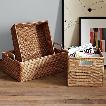 Modern Weave, Harvest Basket, Natural, Set of 2 - Image 5