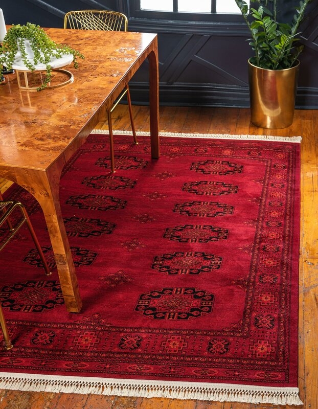 Kowloon Red Area Rug - Image 1