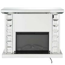 Norval Wood and Glass Electric Fireplace - Image 0