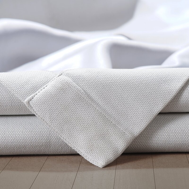 Matson Solid Semi-Sheer Grommet Single Curtain Panel - Image 2