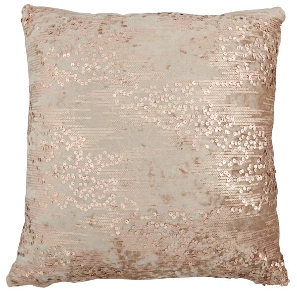 Pink Abstract Throw Pillow - Image 0