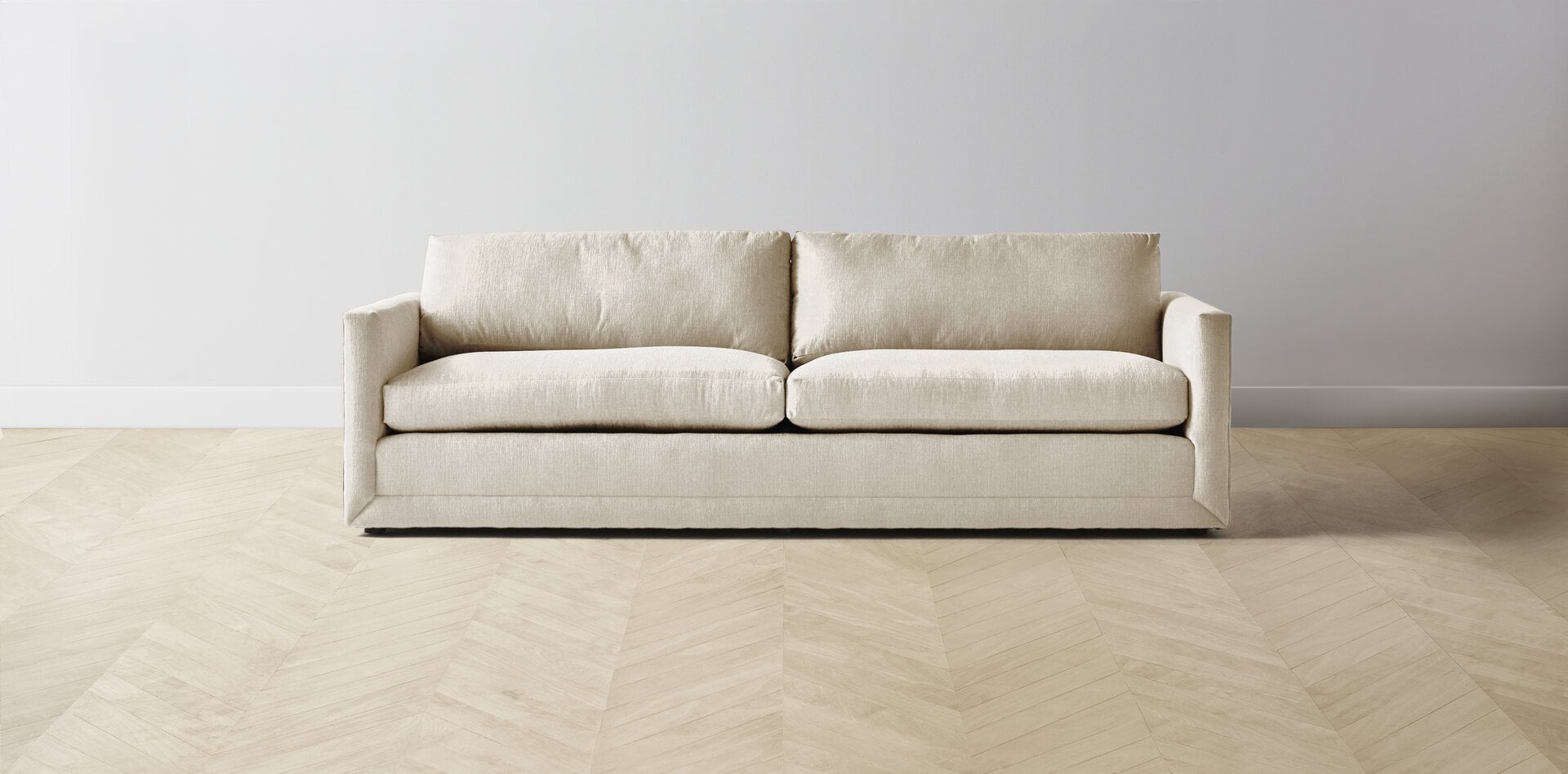 The Warren Sofa - Performance Linen Creme - 90" Wide - Image 0