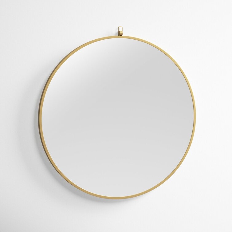 Cassie Round Metal Wall Mirror - Image 0