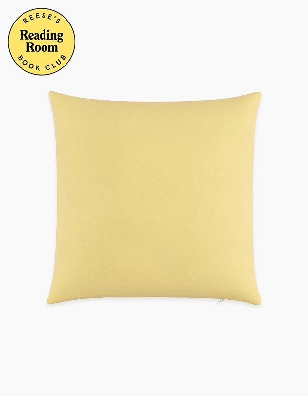 Canary Velvet Throw Pillow - 20" x 20" - Image 0