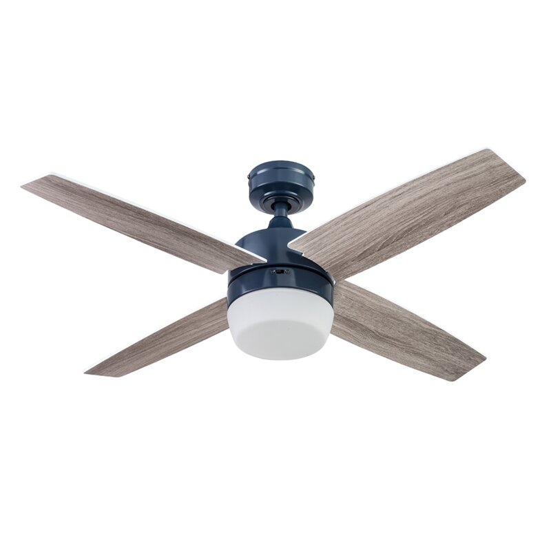 44'' Capps 4 - Blade LED Standard Ceiling Fan with Remote Control and Light Kit Included - Image 0