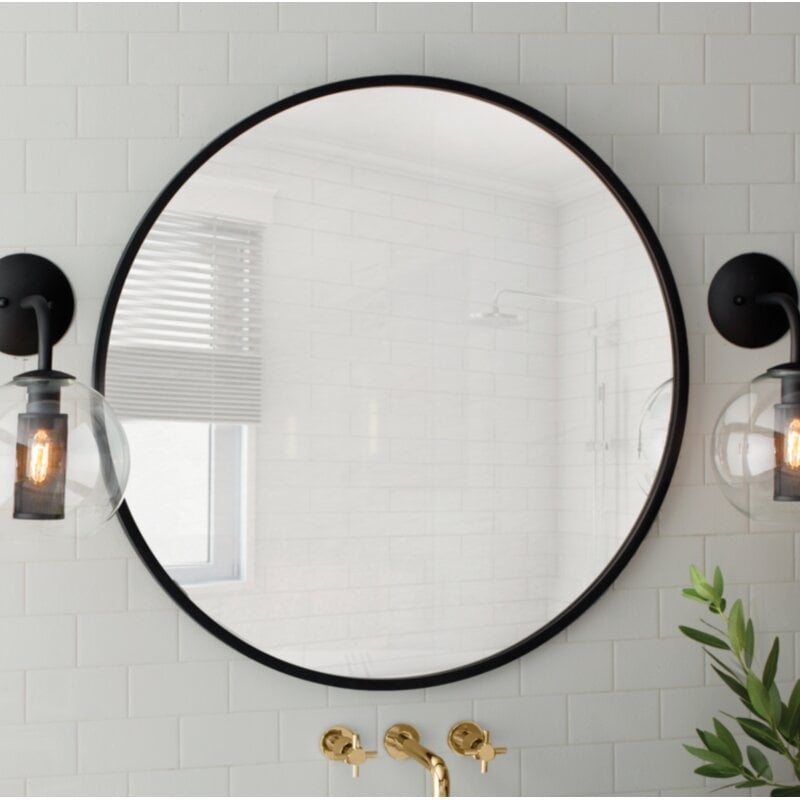 Hub Modern and Contemporary Accent Mirror 24" Round - Image 0