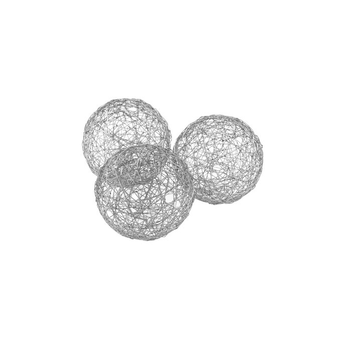 Manchester 3-Piece Wire Ball Sculpture Set (Set of 3) - Image 0