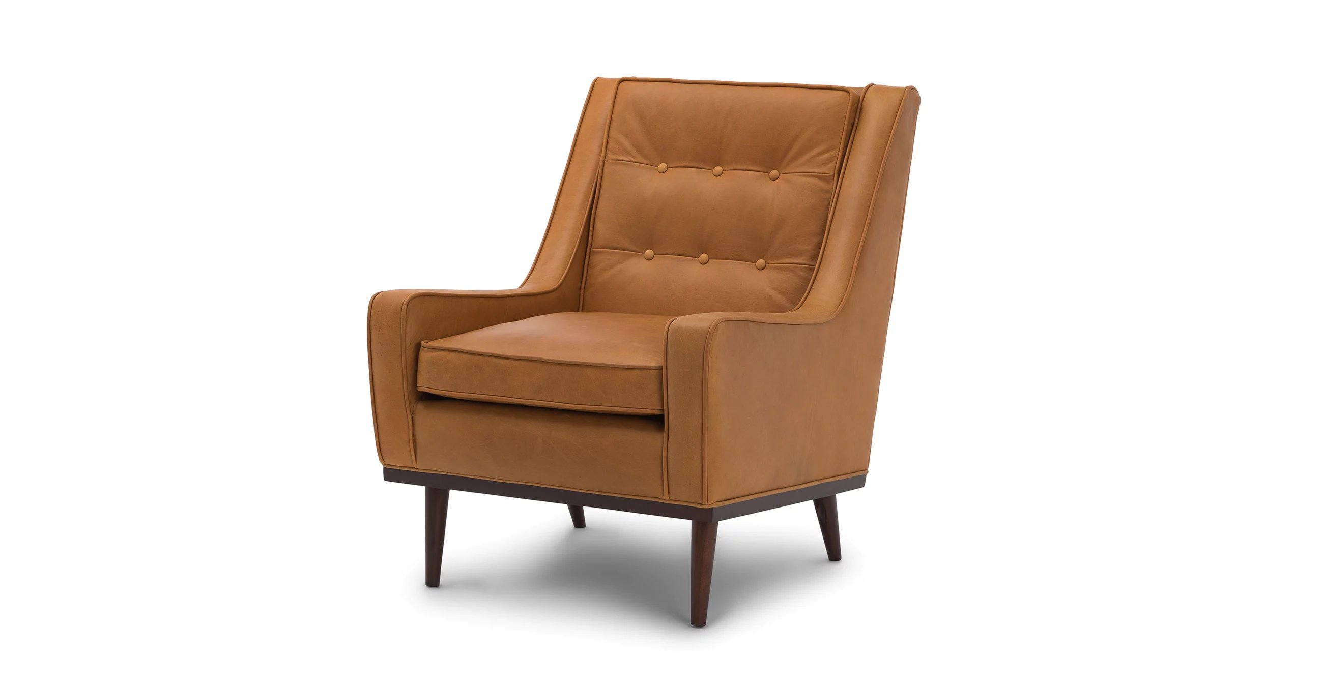 Nina Charme Tan Armchair - Image 0