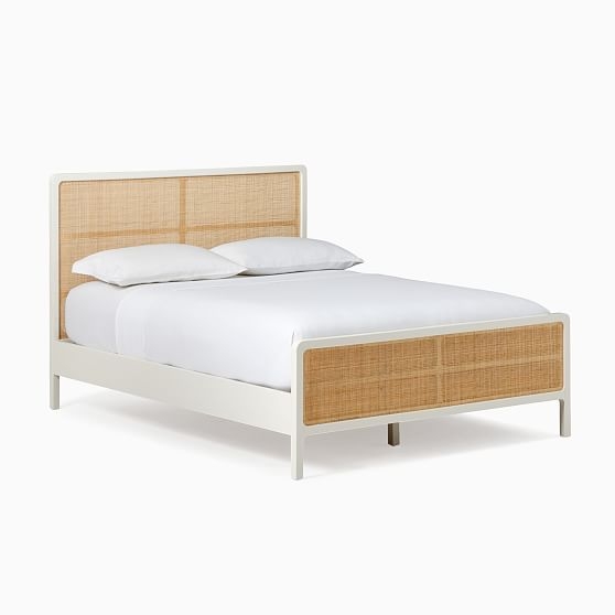 Ida Bed, Queen, White Natural - Image 0