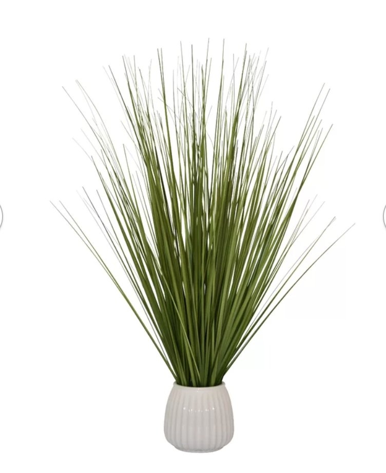 25.5" Artificial Foliage Grass in Pot - Image 0