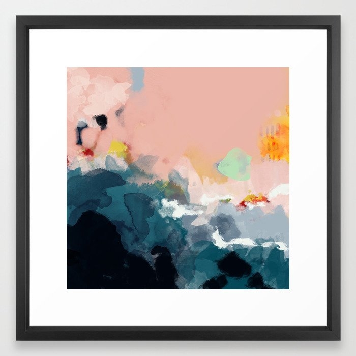la mer framed art print - Image 0