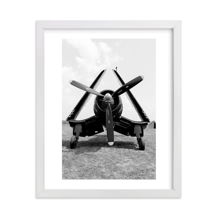 Sky Bird 4 Framed Art By Minted®, 8"X10", White - Image 0