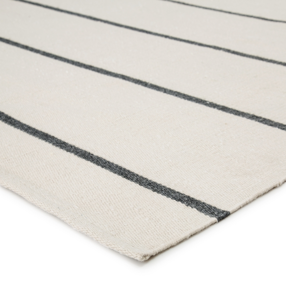 TAMARIE INDOOR/OUTDOOR RUG, IVORY AND CHARCOAL - Image 1