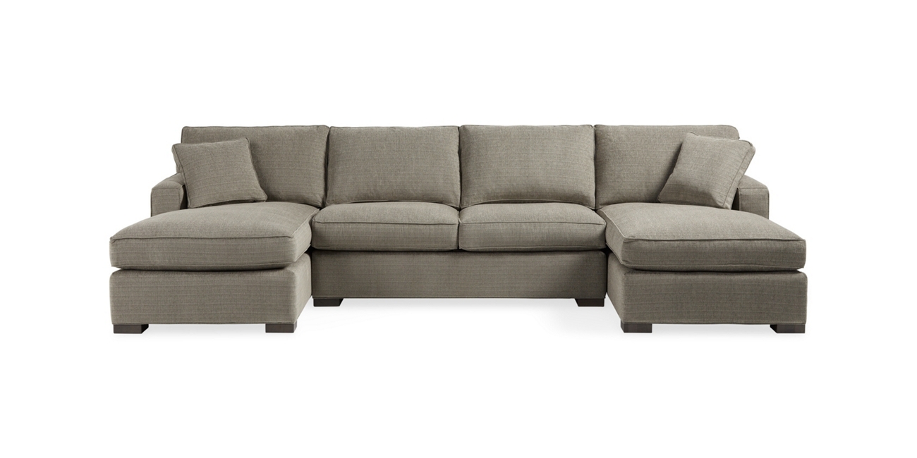 dune double chaise sectional in driscoll marble - Image 0