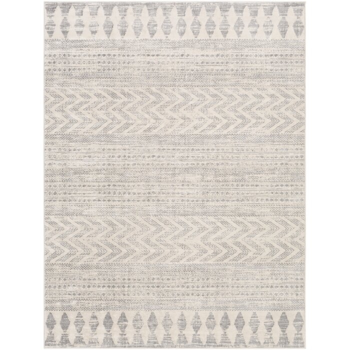 Warlick Oriental Gray/Taupe Area Rug - Image 0