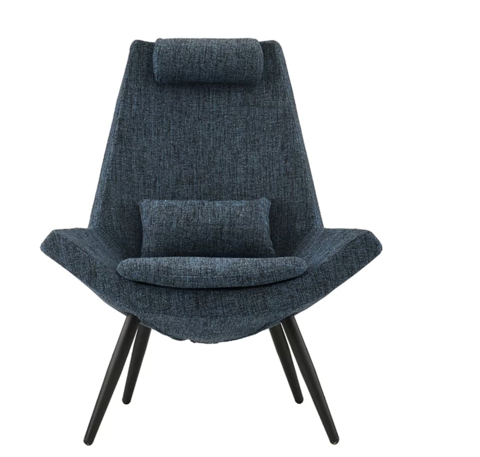 Sease Modern linen living room lounge chair - Image 0