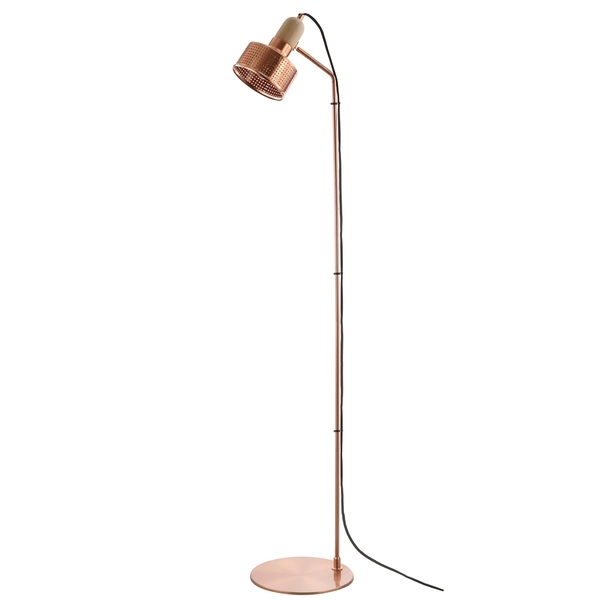 Leston Floor Lamp - Copper - Safavieh - Image 0