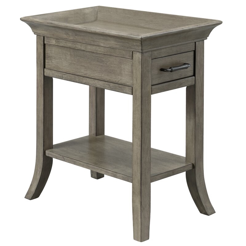 Clermont Tray Edge End Table with Storage - Image 0