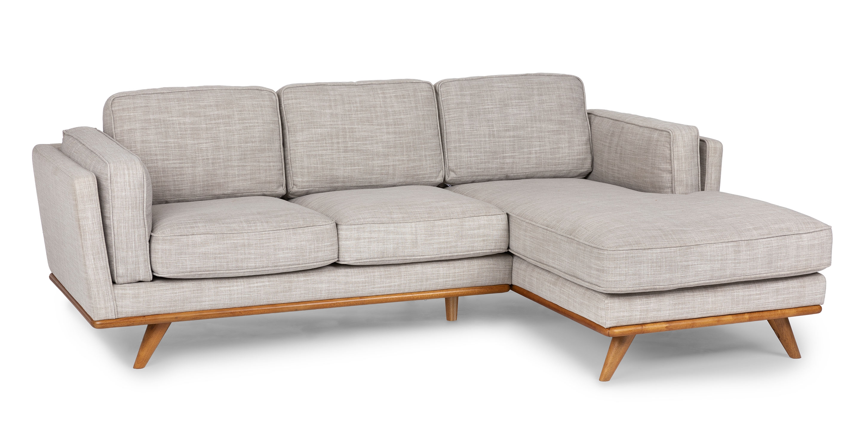 Timber Right Sectional, Rain Cloud Gray - Image 1