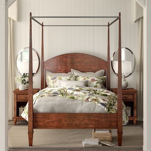 Schaffer Canopy Bed- king - Image 0
