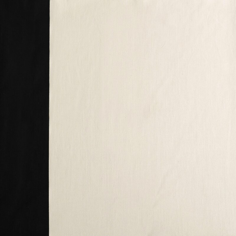 Winsor Cotton Solid Light Filtering Rod Pocket Single Curtain Panel in Black - 50"x96" - Image 7