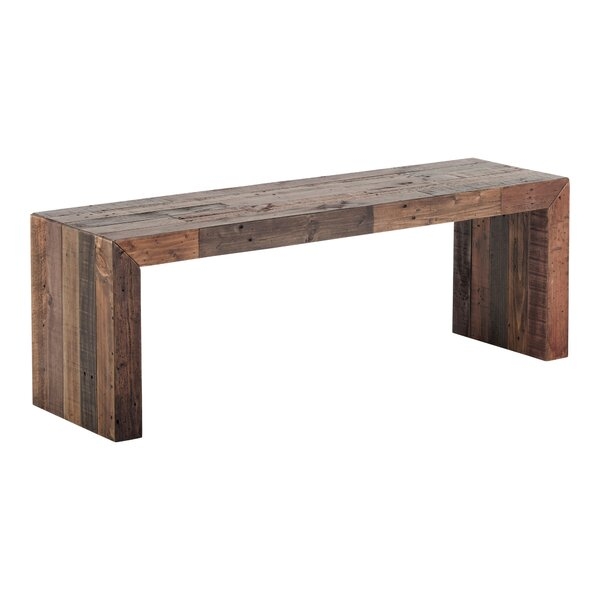Javen Wood Bench - Image 2