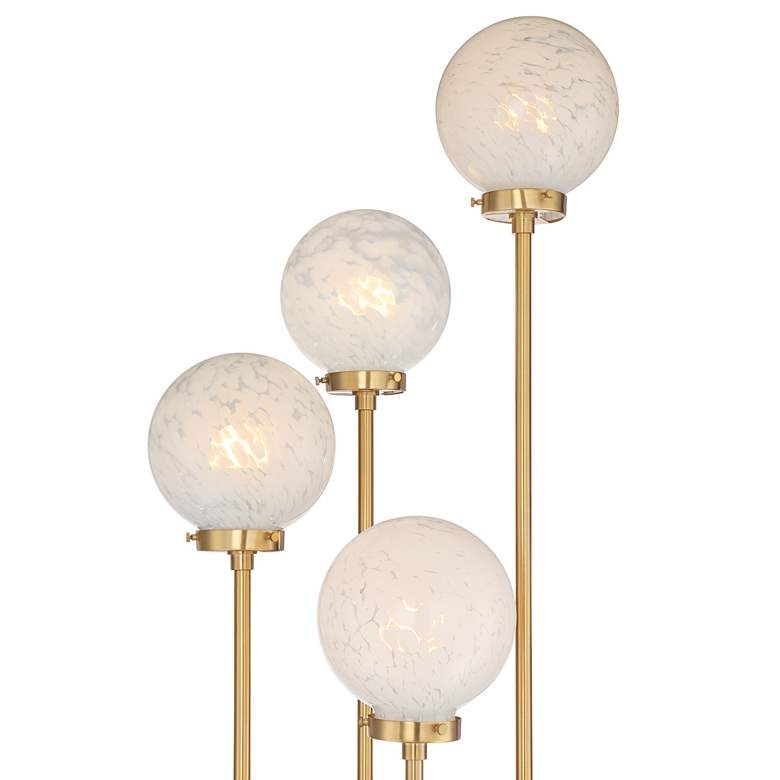 Possini Euro Candida Warm Gold 4-Light LED Floor Lamp - Image 2