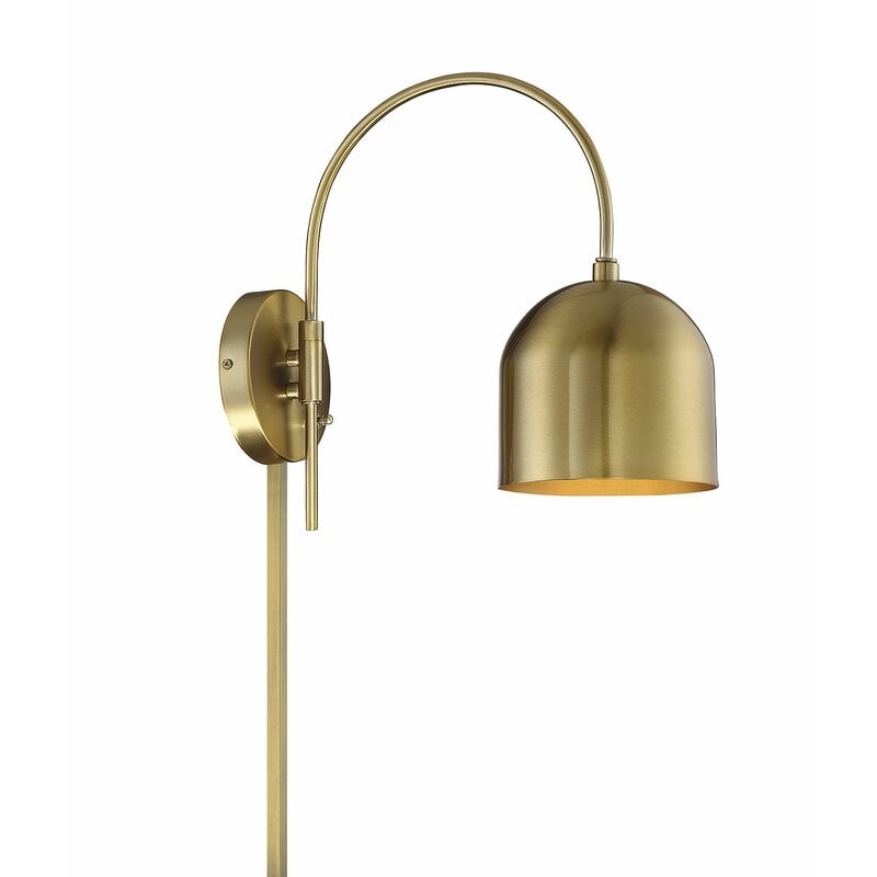 Karlie 1 - Light Plug-In Armed Sconce - Image 0