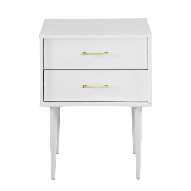 Catt 26'' Tall 2 - Drawer End Table - Image 2
