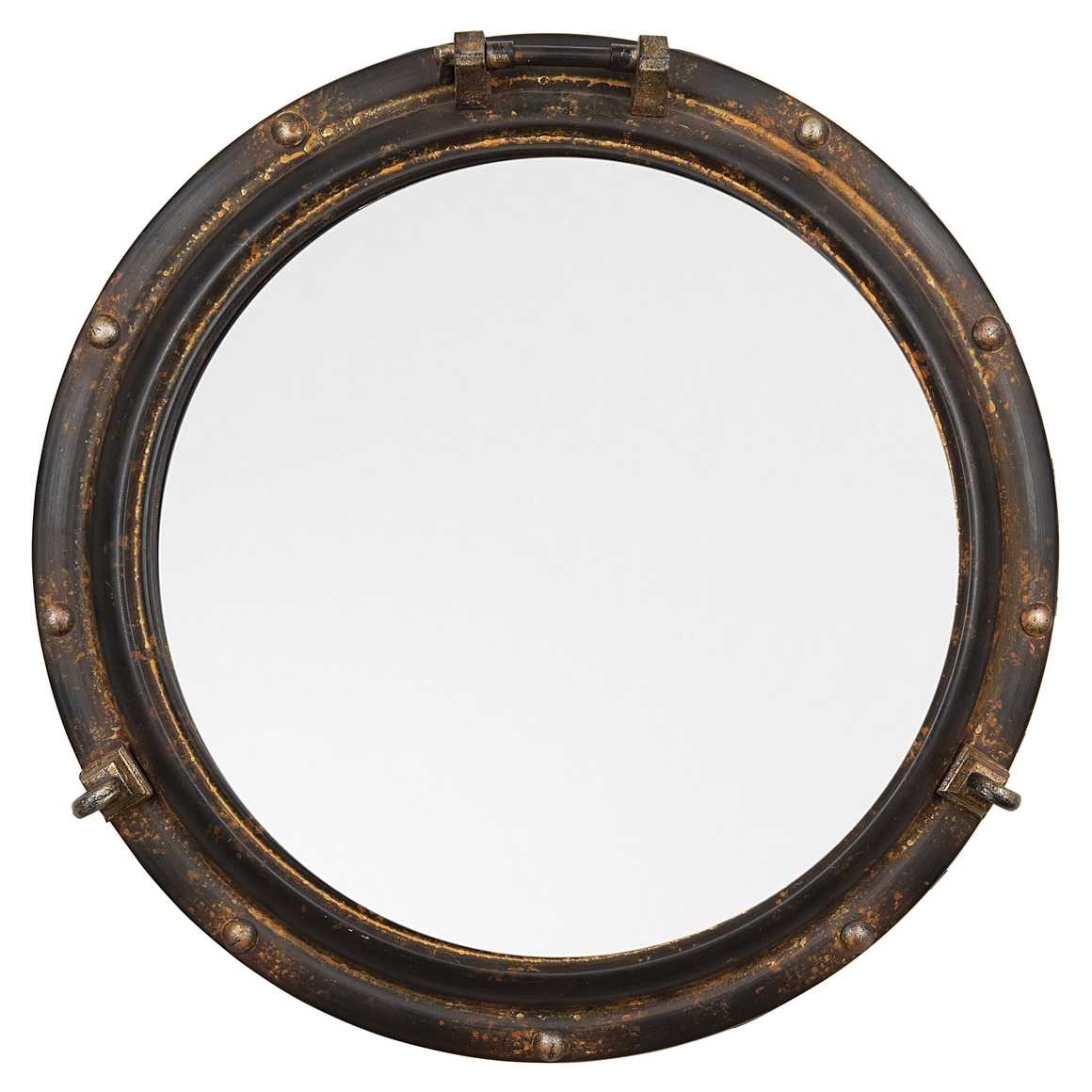 Round Metal Porthole Mirror - Image 0