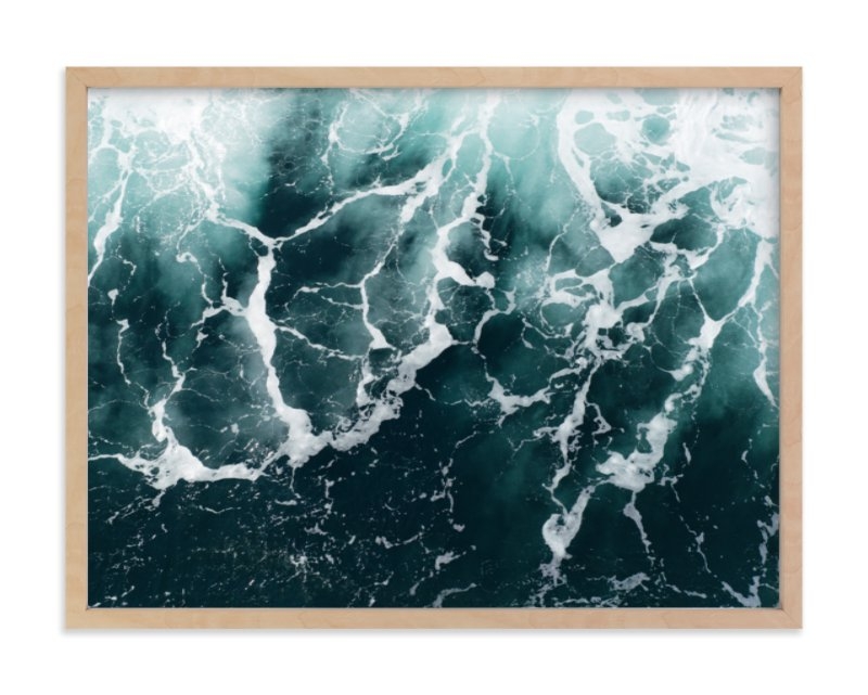 Wave Patterns, framed art print - Image 0