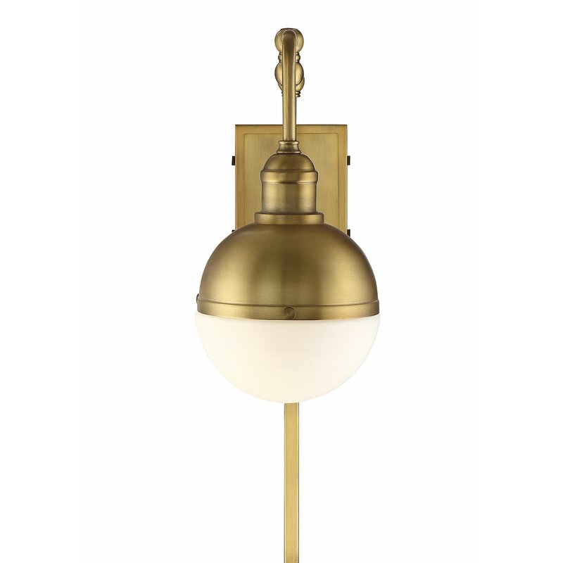 Gillenwater 1-Light Swing Arm Lamp - Brass - Image 2