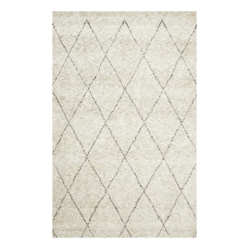 Grandfield Moroccan Hand-Knotted Linen Area Rug - Image 0