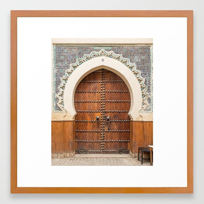 Doorways - Fes, Morocco Framed Art Print - Image 0
