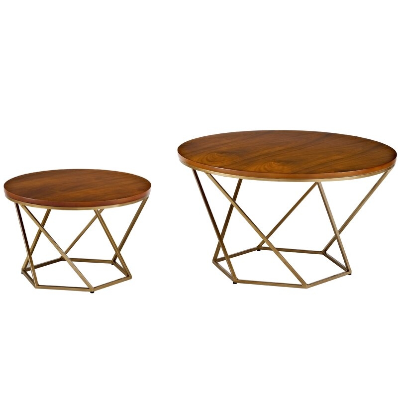 Dunavant Wood 2 Piece Coffee Table Set - Image 0
