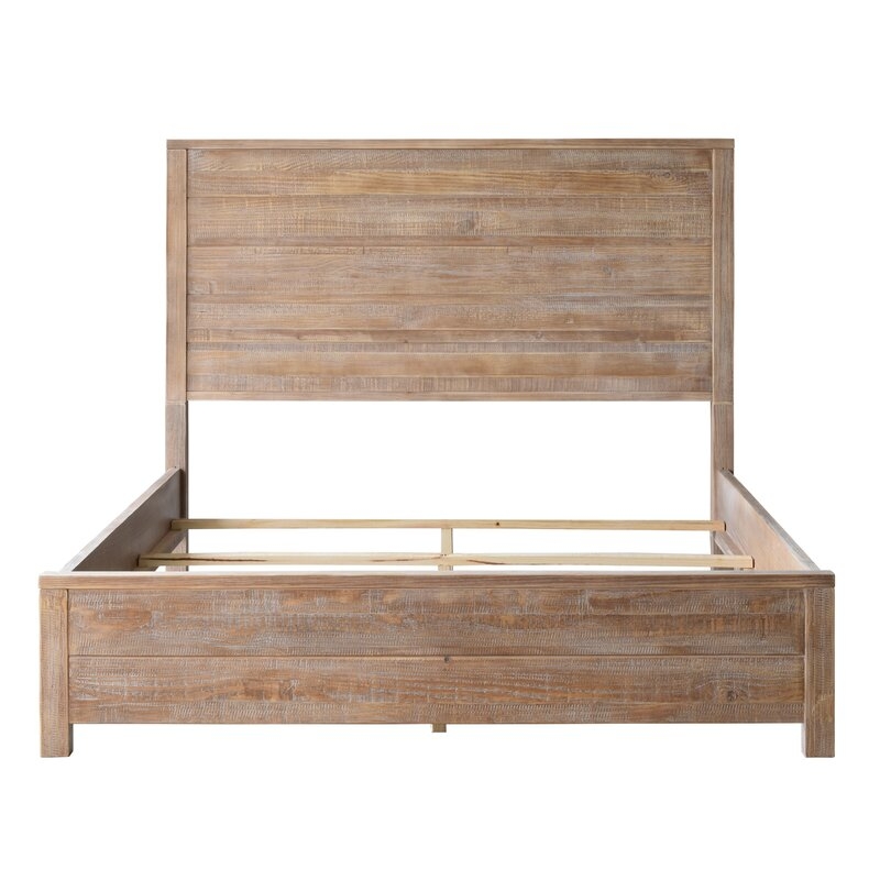 Montauk Solid Wood Bed - Driftwood - King - Image 1