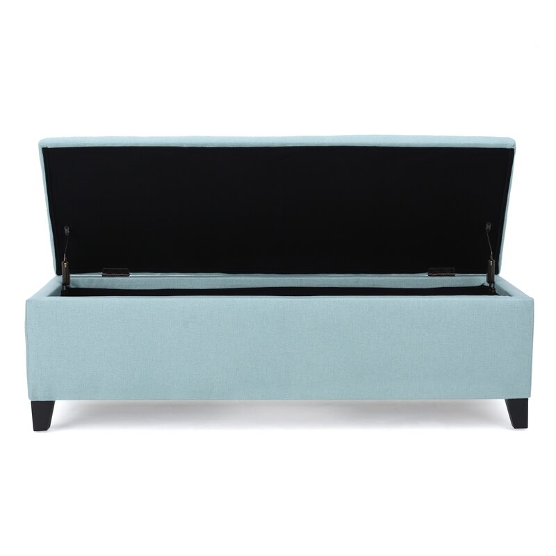 Schmit Upholstered Storage Bench - Image 1