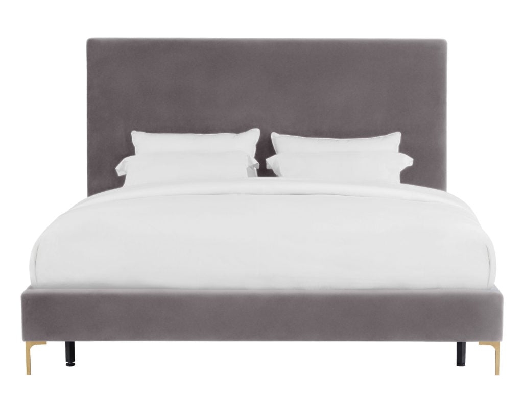 Melanie Morgan Velvet Bed in King - Image 1